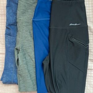 Eddie Bauer and other brands 4-pack Athletic Leggings